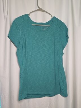 L.L. Bean Teal Short-Sleeve Performance Tee